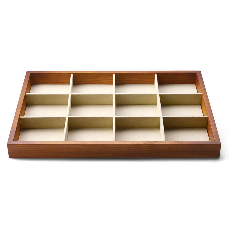 Solid Wood Jewelry Tray Jewelry Display Rack Accessory Storage
