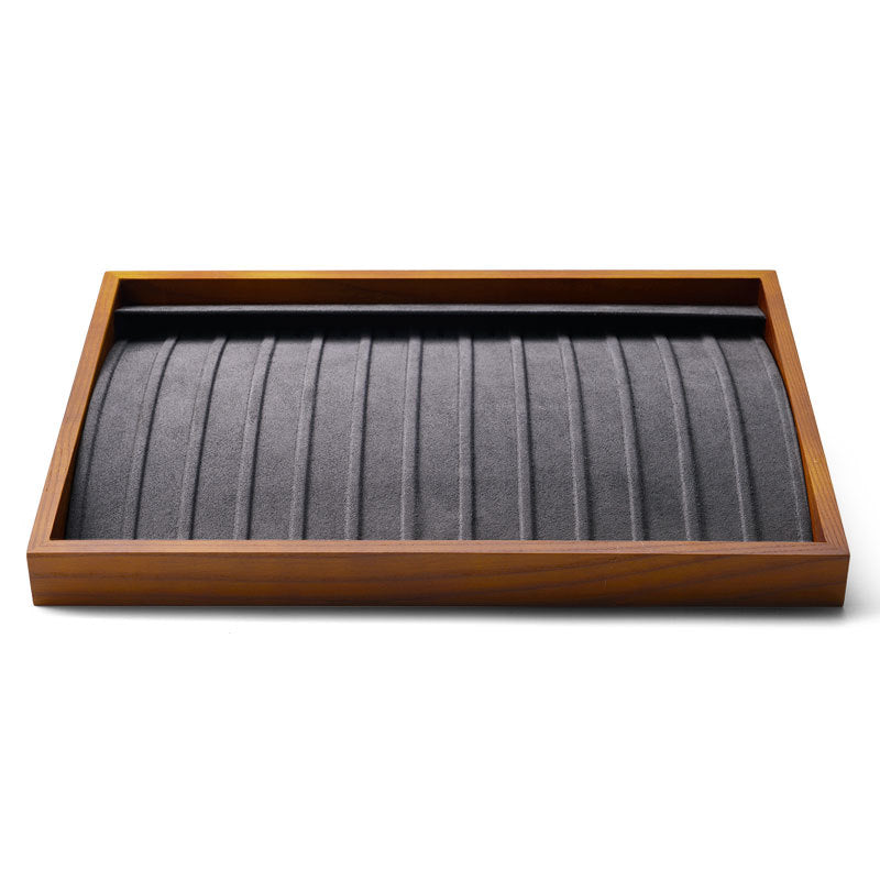Solid Wood Jewelry Tray Jewelry Display Rack Accessory Storage