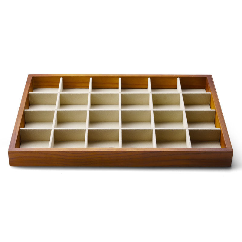 Solid Wood Jewelry Tray Jewelry Display Rack Accessory Storage