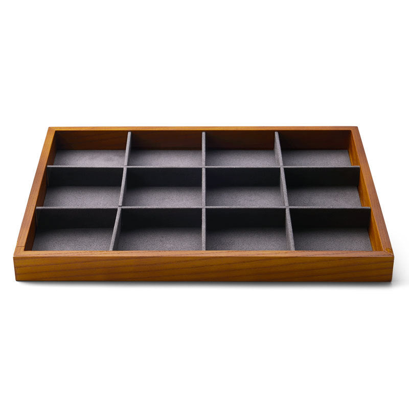 Solid Wood Jewelry Tray Jewelry Display Rack Accessory Storage