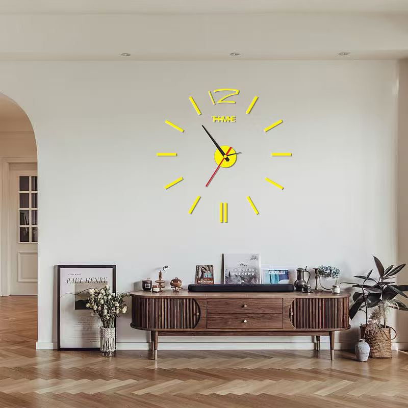 Simple Digital DIY Creative Wall Clock Personalized Acrylic Clock Quartz Wall Clock For Living Room Decor